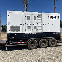 JCB 320 kW Diesel Generator: Tier 4 Final Standby Power Available