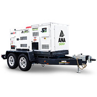 Airman Energy Boss 56 kW 25 kWh Hybrid: Quiet Clean Temporary Power